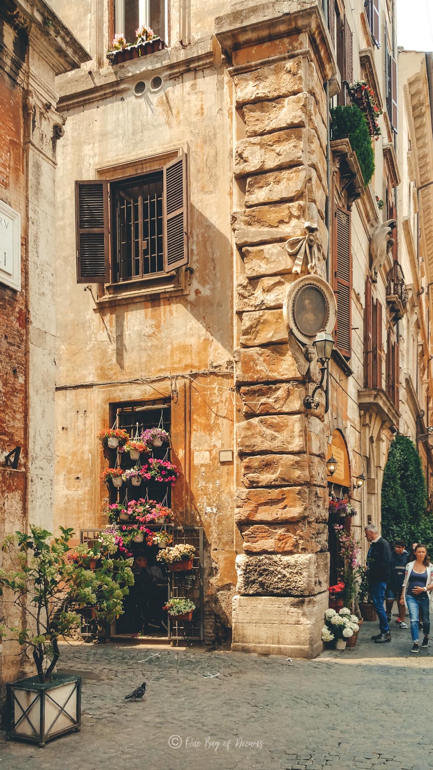 Sidestreets of Rome in Trastevere