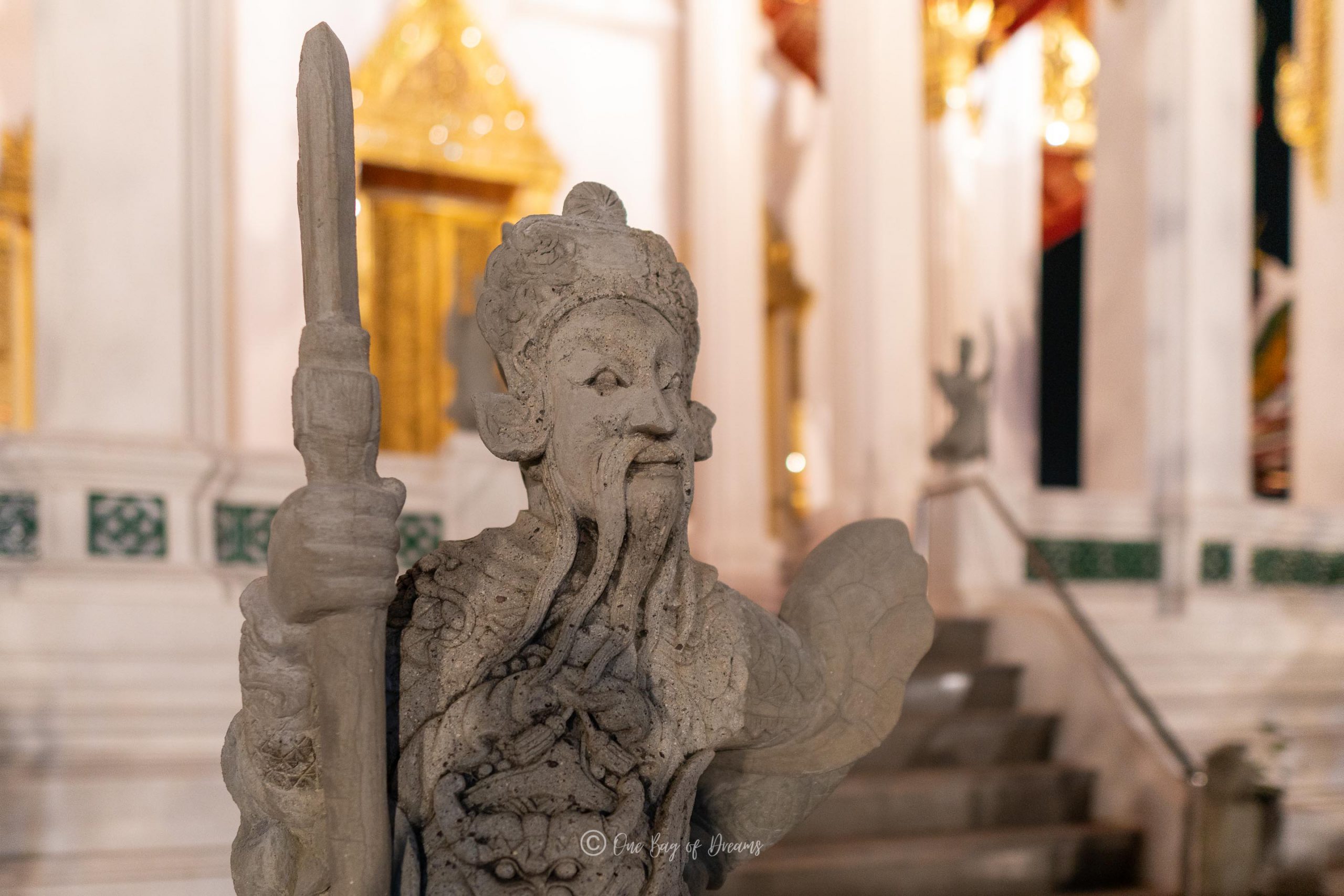 Statue in Front of Wat Suthat Thepwararam