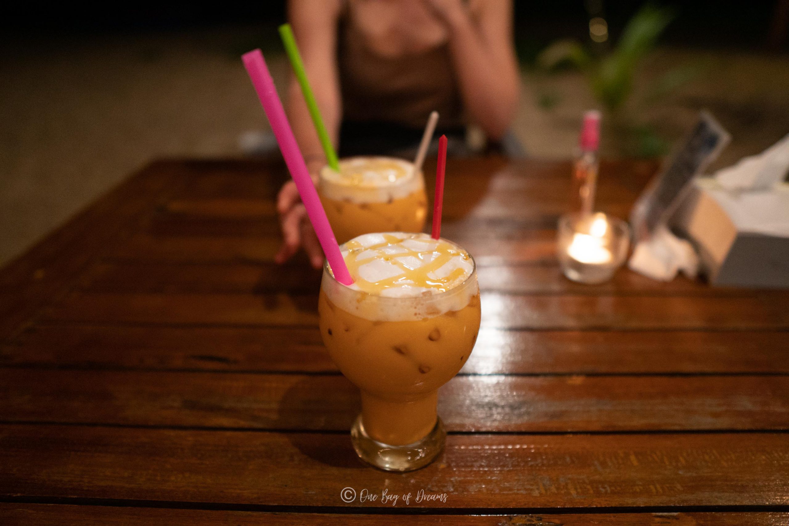 Thai Iced Tea on the Beach