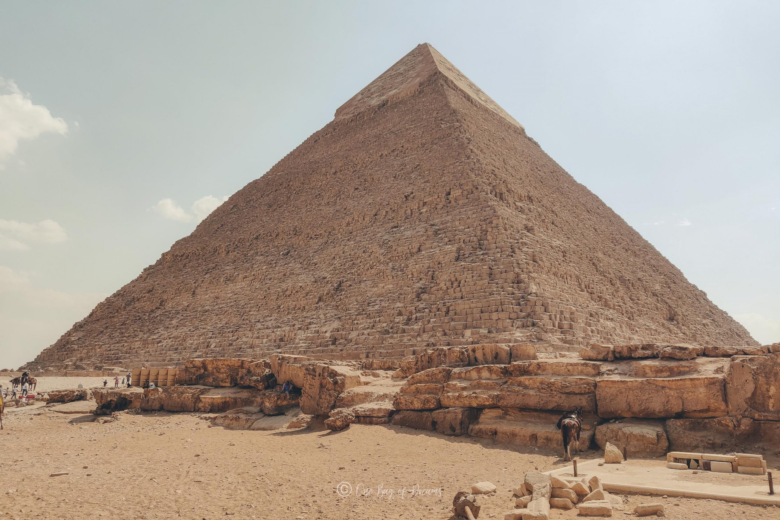 The Pyramids of Giza in Egypt