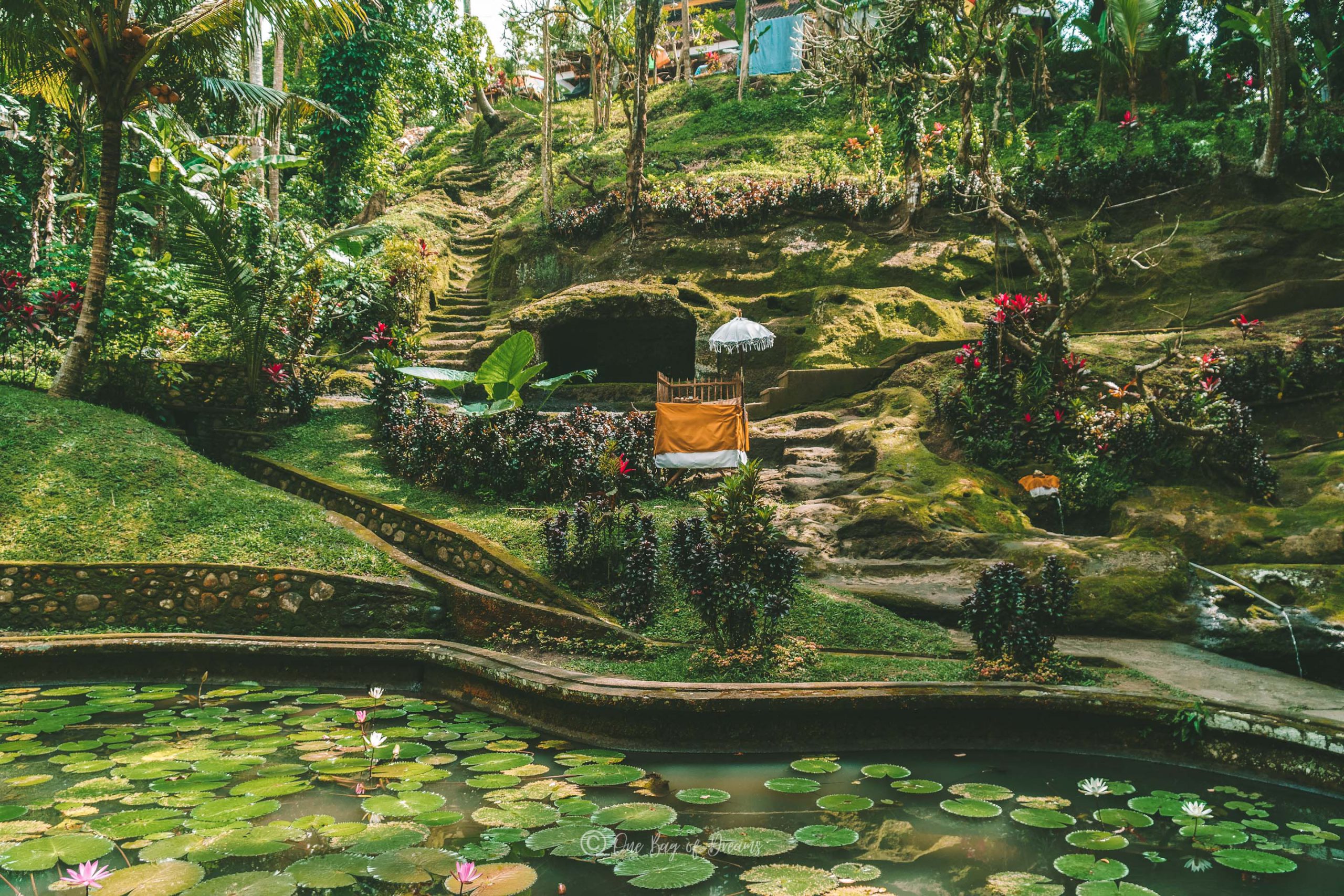 Garden of the Goa Gajah Temple