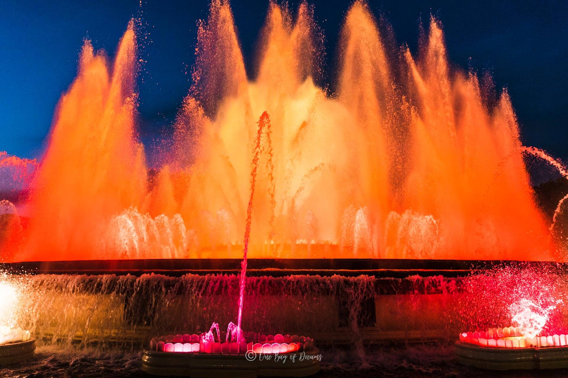Barcelona Itinerary: Magic Fountain Show