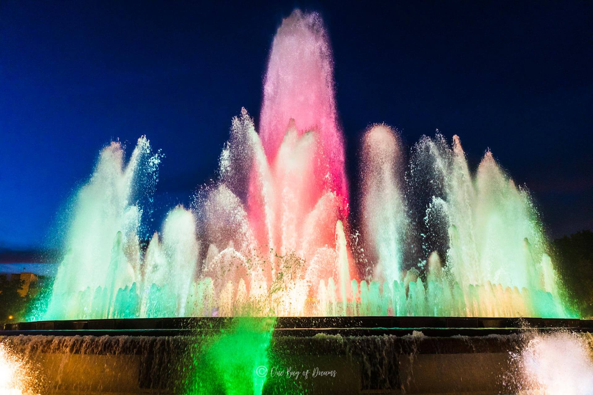 Magic Fountain in Barcelona