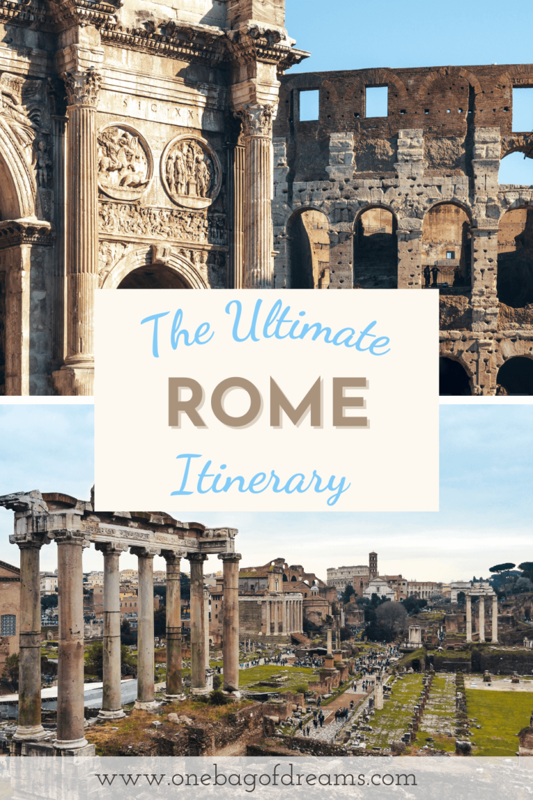 Pin this Rome Itinerary to save it for later