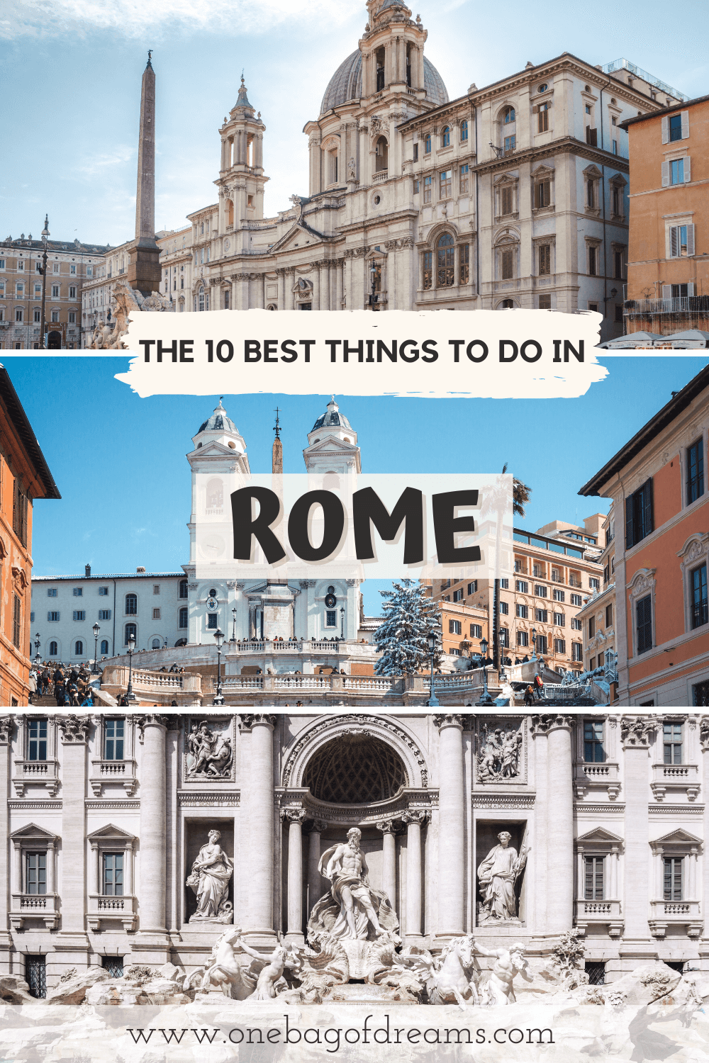 Pin this Rome Itinerary to save it for later