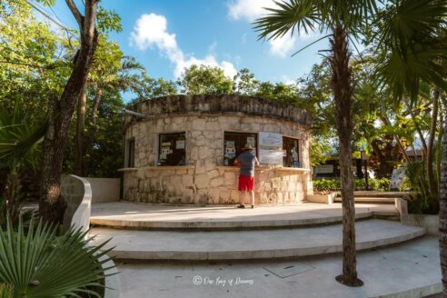 Ticket Booth at Akumal Beach