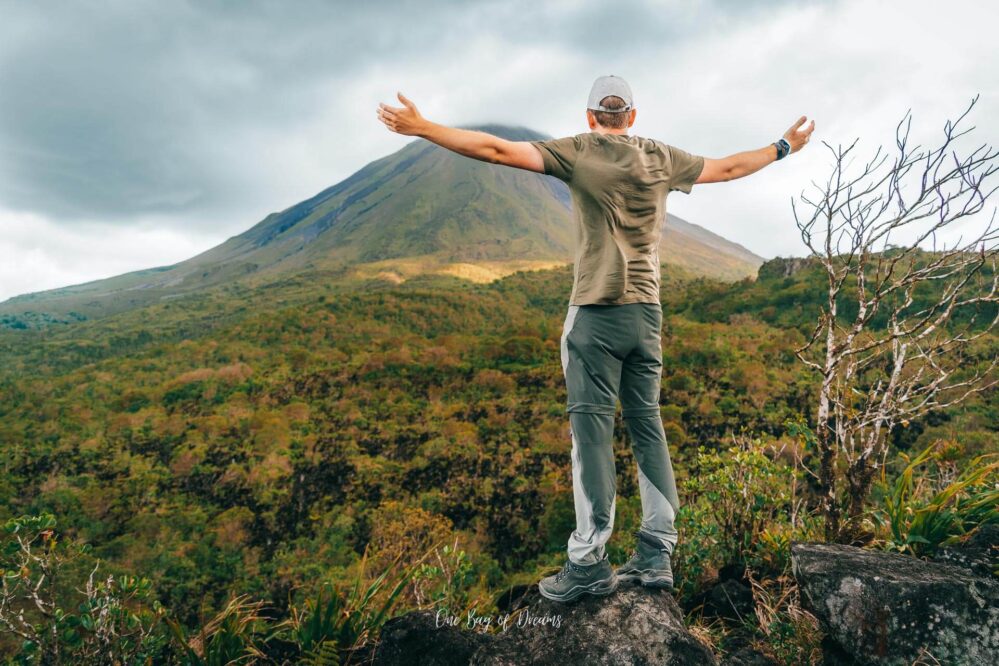 Lava fields in La Fortuna Costa Rica