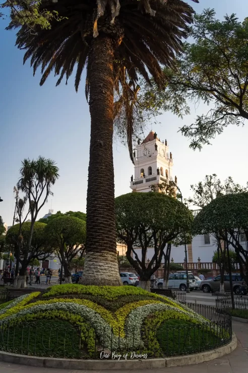 Plaza de Armas in Sucre, Bolivia