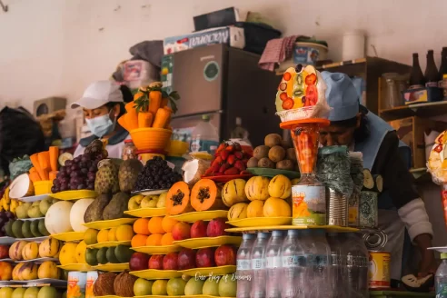 Central Market in Sucre, Bolivia