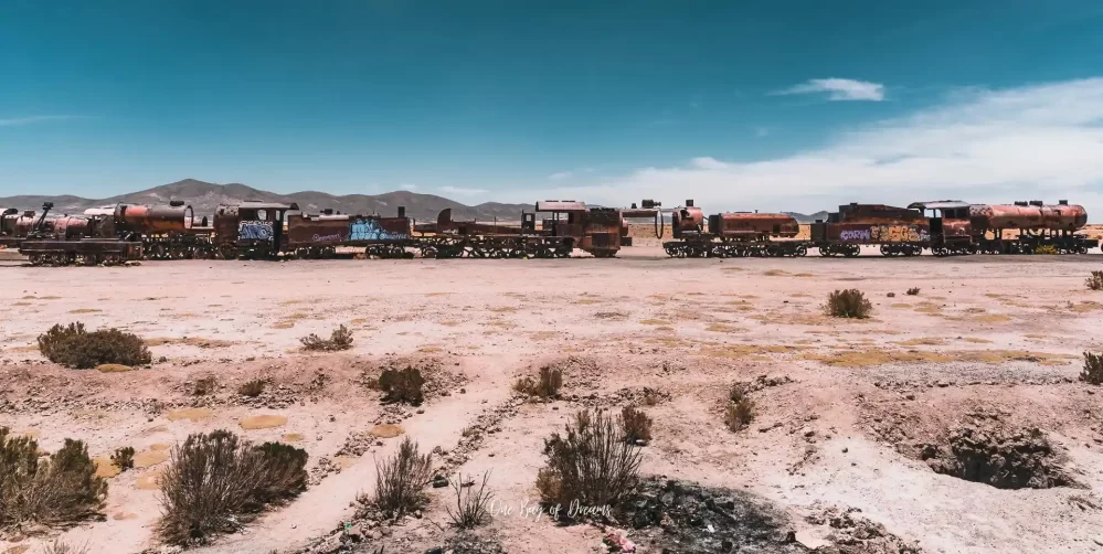 Train cemetery of Uyuni