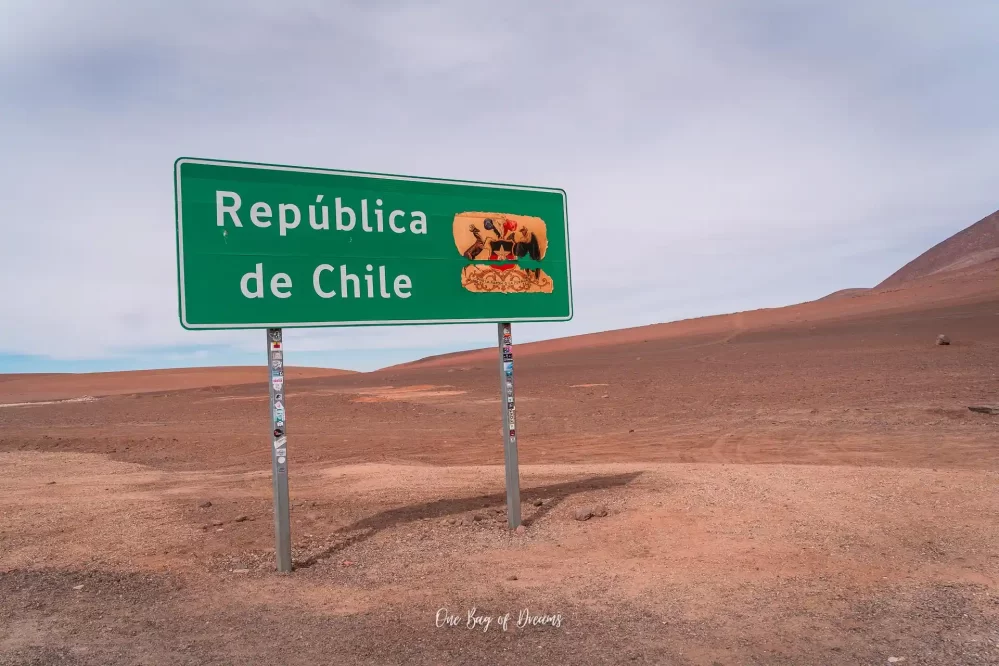 Border crossing to Chile from Uyuni